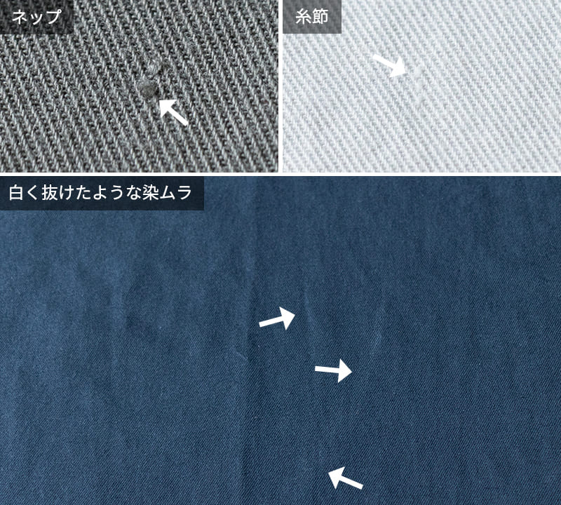 綿麻ビエラリュードバックハーフの加工上特性